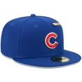 thumbnail image 3 of Men's New Era  Royal Chicago Cubs 2025 59FIFTY Day 59FIFTY Fitted Hat with Pins, 3 of 5