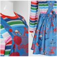 thumbnail image 2 of Disfraz de Chucky de Halloween para mujer, vestido de cosplay de terror, atuendo para fiesta de juego de rol, 2 of 4