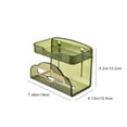 thumbnail image 3 of Double Tissue Box Pull-out Wall Mounted Tissue Multi-functional Tissue Box No Punch Facial Towel Storage Shelves, 3 of 6
