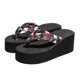 thumbnail image 2 of Fashionable Women's Outdoor Slipper with Thick Sole PU Material Comfortable for Summer Wear Black 1 Pair, 2 of 3