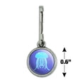 thumbnail image 4 of Cute Jellyfish Tentacles Ocean Antiqued Charm Clothes Purse Suitcase Backpack Zipper Pull Aid, 4 of 4