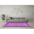 thumbnail image 3 of Ahgly Company Indoor Rectangle Persian Purple Traditional Area Rugs, 5' x 7', 3 of 4