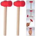 thumbnail image 3 of 2pcs Wooden Hammer Toys Simulation Hammers Maintenance Tools Educational Toys, 3 of 7