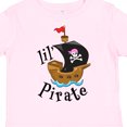 thumbnail image 4 of Inktastic Lil' Pirate Pirate Ship, Pink Bandana Boys or Girls Toddler T-Shirt, 4 of 5