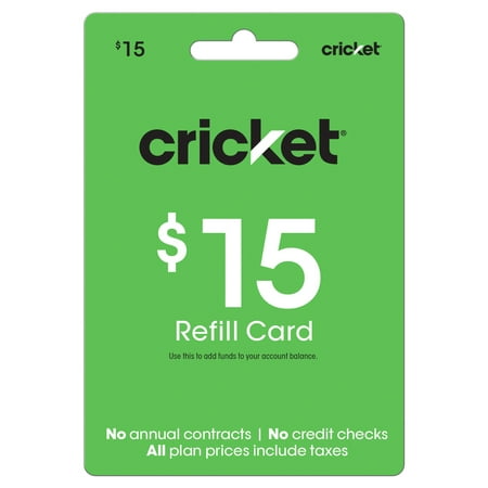 Cricket Wireless $15 e-PIN Top Up (Email Delivery)