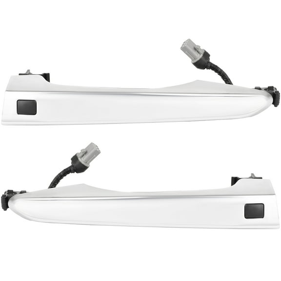 SCITOO Door Handle Compatible with 2016-2021 For Hyundai For Tucson Chrome Front Driver Left Passenger Right Exterior 2pcs Replace OE Handle :82561-D3710