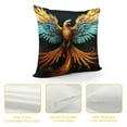 thumbnail image 4 of COMIO  Decorative Throw Pillow Covers Square Cushion Case Soft Comfy Fire and Water Phoenix Throw Pillows for Couch Cushion Livingroom Farmhouse Home Decor Pillowcases, 4 of 5