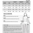 thumbnail image 3 of Women's One Piece Swimsuit Sexy Tummy Control V Neck Swimwear Halter Push up Bathing Suits, 3 of 10