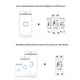 thumbnail image 1 of Interruptor Inteligente Tuya Zigbee de 10 A, Interruptor Universal Inteligente, Aplicación Smart Life, Control Remoto por Voz para Automatización del Hogar Inteligente, 1 of 5
