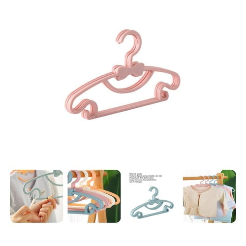 Plastic Hangers Non-deformable Children Thicken Stable Clothing Organizer Household Products