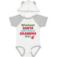 thumbnail image 3 of Inktastic Christmas Whatever Santa Doesn't Bring Me Grandma Will Boys or Girls Baby Bodysuit, 3 of 5