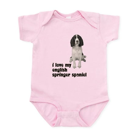 

CafePress - I Love My Springer Spaniel Infant Bodysuit - Baby Light Bodysuit Size Newborn - 24 Months