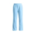 thumbnail image 3 of Plebaso Girls Slim Flare Pants High Elastic Waist Casual Trousers Plain Comfy Bell Bottom Pants with Pockets, 3 of 7