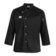 thumbnail image 2 of Chaqueta Unisex Chaqueta de Panadero Chaqueta de Manga Chaquetas Transpirables Ropa de Cocina Ropa de Negro l Colco Uniformes de chaqueta de chef, 2 of 8