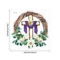 thumbnail image 3 of Guozer Easter Wall Stickers & Murals Wall Decals Peel and Stick Easter Window Clings for Glass Window Crucifix Wreath Wall Stickers Decor for Bedroom Nursery, Boys and Girls Room, 3 of 6