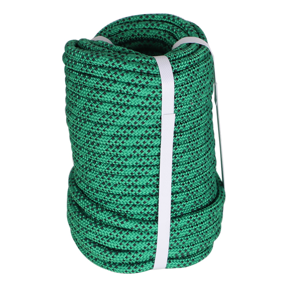ALL-CARB Braided Polyester Rope (3/8 X 100') Strong Pulling Rope for  Climbing Sailing 