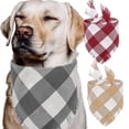 thumbnail image 3 of Serviette de Salive à Franges pour Chien avec Triangle pour Animaux de Compagnie - Lot de 3, 3 of 5