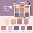 thumbnail image 2 of Paleta de sombras de ojos Catkin Sparkly Matte Glitter 9 colores, 2 of 6