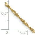thumbnail image 5 of 14K Gold 1.7mm Singapore Chain 18", 5 of 5