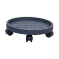 thumbnail image 1 of Almencla Plant Stand with Wheel Flower Pot Mover Breathable Base Silent Round Flower Cart Dia 36 cm, 1 of 8