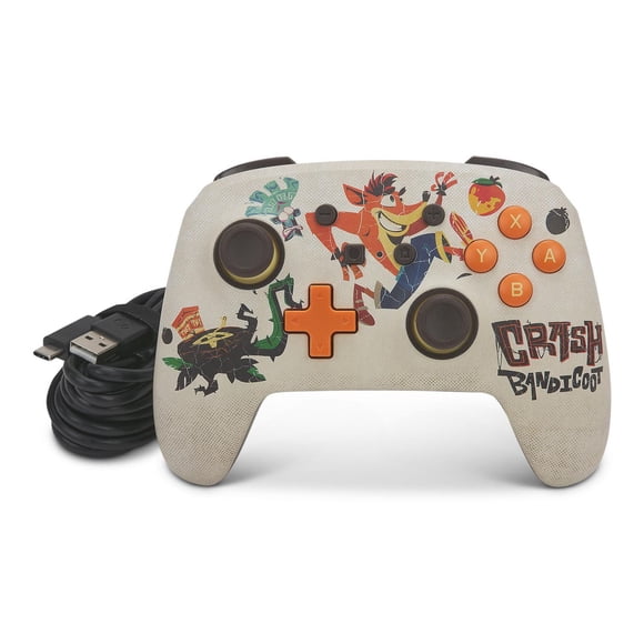 PowerA Enhanced Wired Controller for Nintendo Switch – Crash Bandicoot