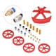 thumbnail image 5 of Kit de tuercas niveladoras manuales para impresora 3D, accesorios neumáticos, resortes de matriz para cama caliente, boquillas MK8 para CR-1, 5 of 12