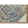 thumbnail image 6 of Feizy Brixton Modern Floral & Botanical, Ivory/Blue/Green, 10' x 13'2" Area Rug Easy Care Stain Resistant Fade Resistant Cottage Paisley Floor Rug for Living room Bedroom, 6 of 9