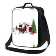 thumbnail image 1 of Disketp Vintage Buffalo Plaid Christmas Camper Bolsa Térmica Estampada para Almuerzo, Lonchera para Hombres y Mujeres Adultos, 1 of 7