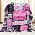 thumbnail image 2 of Christian Bible Blanket Gifts for Faith Women Christian Sympathy 50" X 60" Soft Throw Blanket Religious Gifts for Praying Women Men Inspirational Gift, 2 of 5