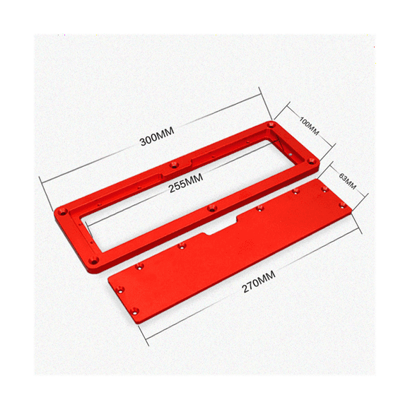 Woodworking Table Saw Electric Circular Saw Reversing Table Electric Circular Saw Cover Plate Aluminum Cover Plate