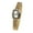 Gold Strap White Noodles, variant on Vintage Small Gold Watch for Women Quartz Fashion Niche Hot Style Simple Retro Wristwatch