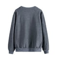thumbnail image 5 of ManHanLi Women Letter Print Crew Neck Long Sleeve Sweatshirt, 5 of 7
