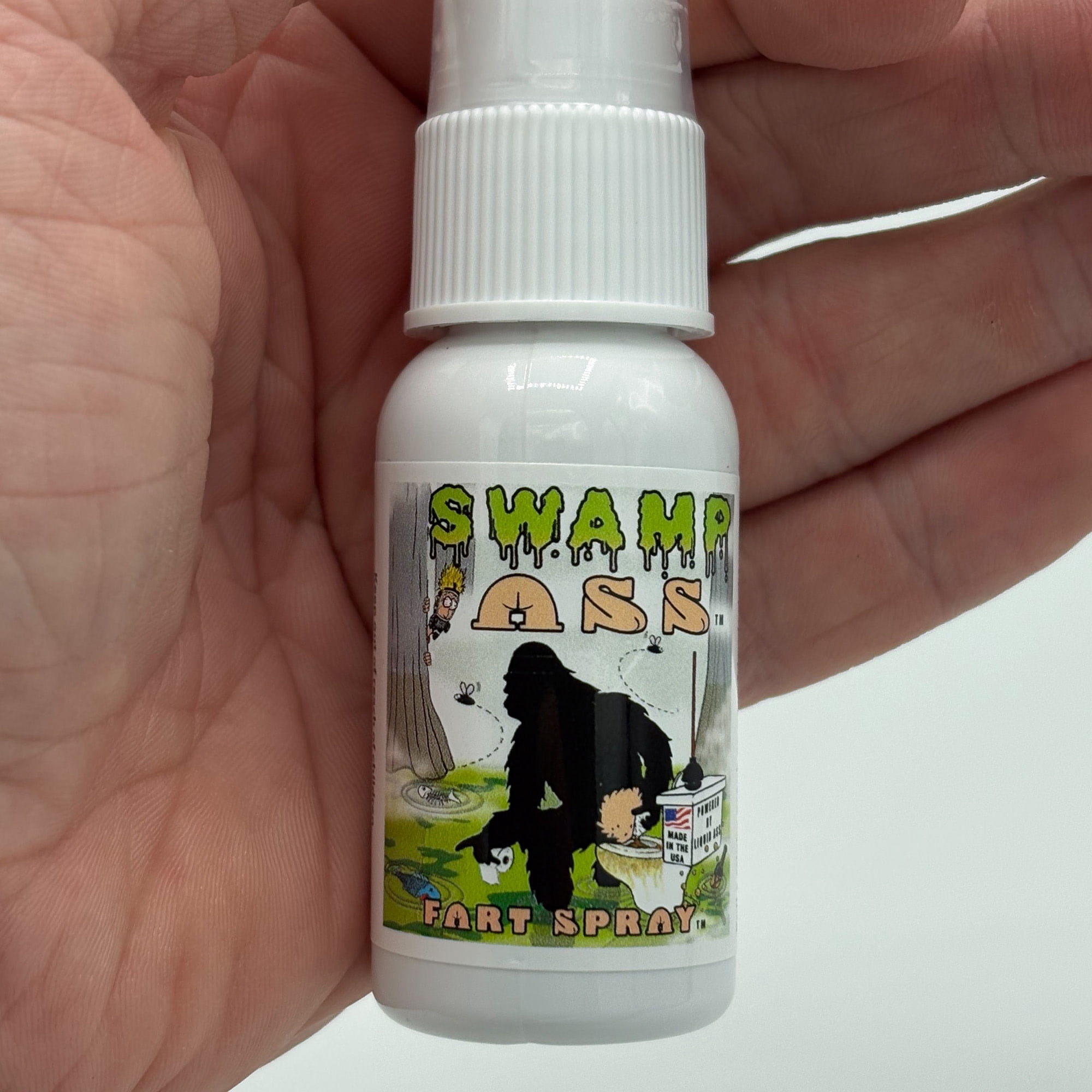 Liquid Ass: SWAMP ASS - 30ml, Prank Fart Spray, Stinky Gag Gift for Adults, Great for Pranks & A Good Laugh, Extra Strong Poop Spray, Non-Toxic, 14+