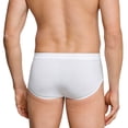 thumbnail image 4 of SCHIESSER para hombre Pack de 4 calzoncillos  - canalé fino, calzoncillos deportivos, Cotton Essentials Blanco/Azul L (Large), 4 of 7