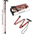 thumbnail image 2 of Walking Stick Easy Adjustable Height Folding Extendable Walking Cane Lightweight, 2 of 5