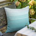 thumbnail image 3 of Throw Pillow Covers, Teal Blue Summer 24x24 Pillow Covers for Couch/Sofa/Bed, Farmhouse Beach Blue Wooden Decorative Square Linen Cushion Pillowcase for Home Decor, 3 of 9