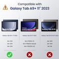 thumbnail image 2 of Funda MoKo para Samsung Galaxy Tab A9 Plus de 11 pulgadas 2023, transparente, 2 of 7