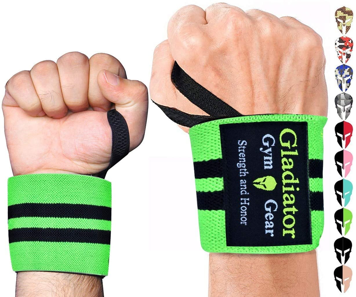 Weight Lifting Wrist Wraps with Thumb Loops Wrist Support