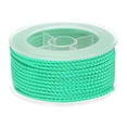 thumbnail image 1 of Unique Bargains Nylon Thread Twine Beading Cord 2mm Extra-Strong Braided Nylon Crafting String 11M/36 Feet, Turquoise Green, 1 of 7