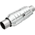 thumbnail image 3 of MagnaFlow Conv Univ 2.5in Inlet/Outlet Center/Center Round 11in Body L x 5.125in W x 15in Overall L Fits select: 1997-2020 FORD F150, 2013-2018 RAM 1500, 3 of 10