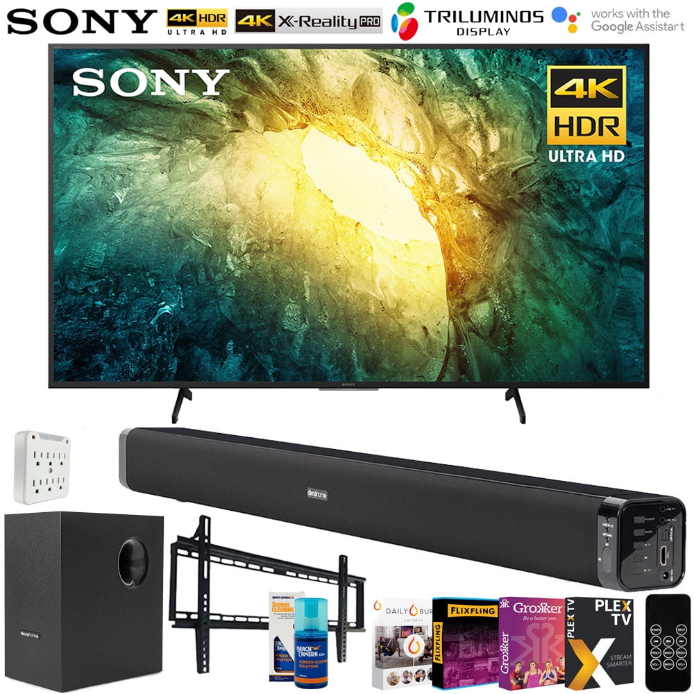 Sony KD75X750H 75-inch X750H 4K UHD LED Smart TV (2020) Bundle with
