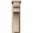 thumbnail image 2 of 6"W x 14"D x 22"H Yorktown Rough Sawn Corbel w/Backplate, Douglas Fir, 2 of 9