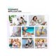 thumbnail image 5 of Flip Flops for Women Wedge Sandals Casual Comfortable Cushion Footbed Platform Sandals with Arch Support, 5 of 5
