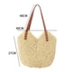 thumbnail image 4 of Bolso de mano de paja para mujer, bolsos de playa de verano, bolso de hombro de red de pesca tejido grande, bolso de paja, 4 of 6