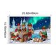 thumbnail image 3 of Seyotauo Christmas Decor 3D Stereoscopic Embroidery Carpet - 24 x16 inch Polyester Xmas Decor Indoor Outdoor, Absorbent Nonslip Dirt Proof Washable Foot Mat for Entryway Kitchen Bathroom Porch Patio, 3 of 6