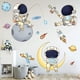 thumbnail image 1 of Pegatinas de pared de astronauta para dormitorio de niños, astronauta de dibujos animados, planeta exterior, arte creativo DIY, vinilo extraíble, calcomanía de pared Sailing  Electrónica, 1 of 5