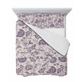 thumbnail image 7 of Quilts Twin Size Bedding Set, Purple Spring Floral Lightweight Quilted Comforter, Summer Botanical Farmhouse Soft Reversible Bedspread Coverlet with Pillow Covers for All Season, 68" x 86", 7 of 7