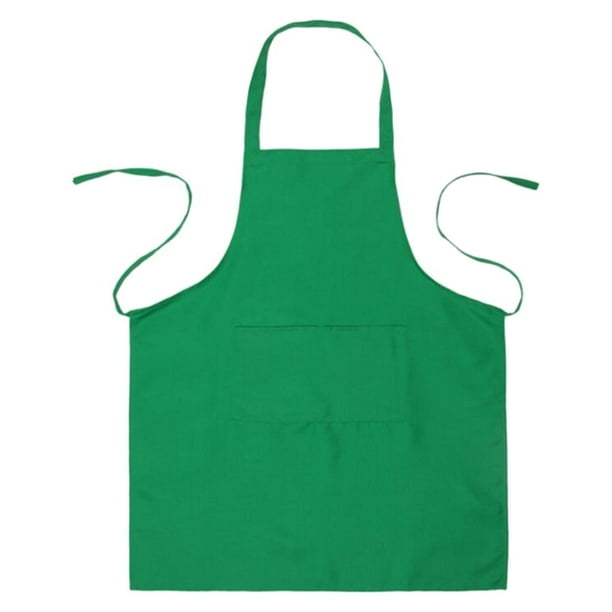 ADDHAT Delantal Impermeable Verde Con Bolsillo Para Almacenamiento Cómodo En Cocina Y Hotel