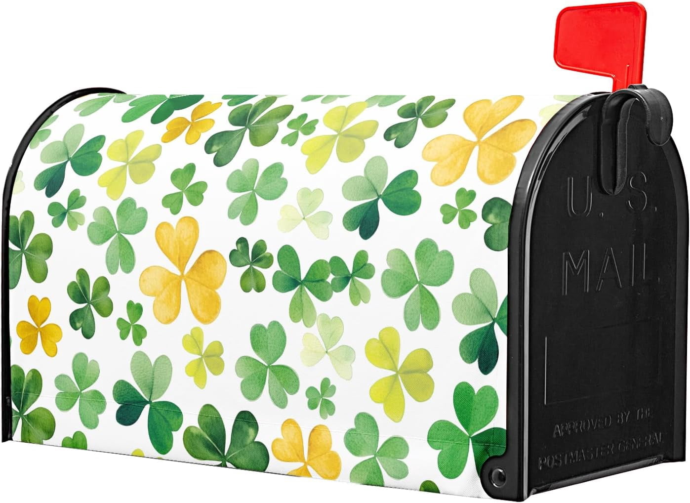 Valentine''s Day Mailbox Covers Red Hearts Mailbox Covers Magnetic Standard Size 18" X 21" Valentine Mother''s Day Mailbox Wraps Post Letter Box Cover Decor for Outside Garden Yard Farmhouse Home