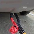 thumbnail image 4 of mmirethe Soft Shackle with Protective Cover Strong Carabiner Ring Pull 38000lbs Hitch Portable Towing Ropes for Blue, 4 of 6